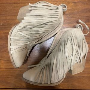 Coconuts by Matisse Fringe Booties "Lombard"